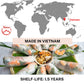 TANISA 76 Sheets - 2 Packs Rice Paper Wrappers for Spring Rolls, Rice Paper Sheets, Gluten Free Wonton, Traditional Fresh Rolls,