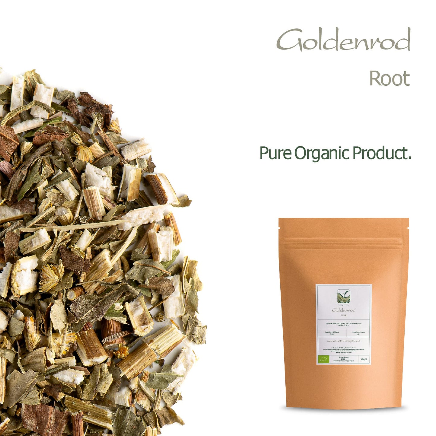 Golden Rod Tea Herb Organic - Goldenrod Root Goldenrod Herb Goldenrod Tea Golden Rods Herbs Golden Rod Herbal Tea Goldenrod Orga