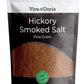 Viva Doria Hickory Smoked Sea Salt, Fine Grain, 32 Ounce, Natural Flavor
