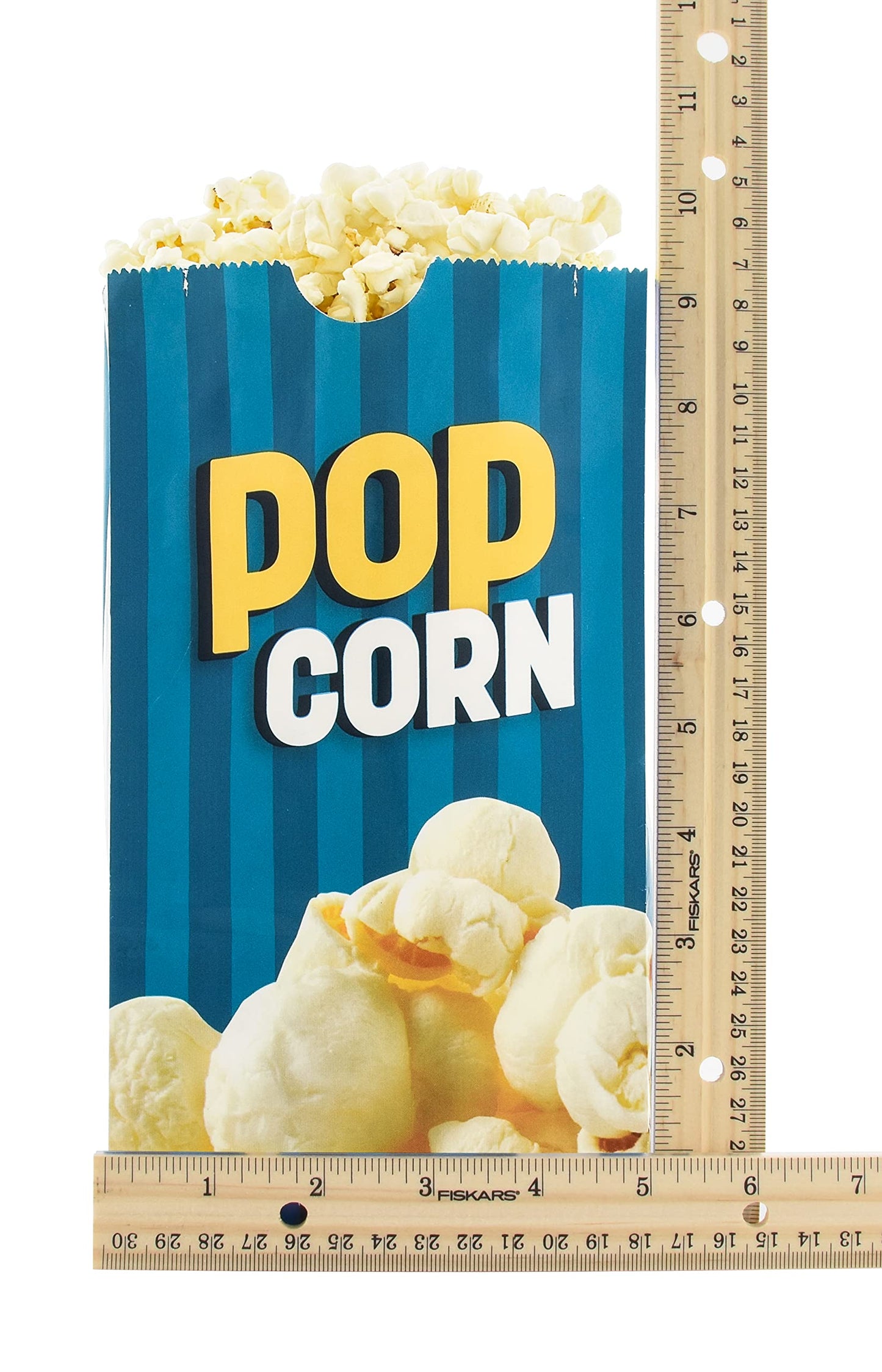Snappy Popcorn Flat Bottom Theater Popcorn Bags, 85 Oz, 1000 Count