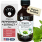 Harvest Moon Delights Organic Peppermint Extract - Water-Soluble Flavoring for Baking, Ice Cream, and Drinks - 2 oz