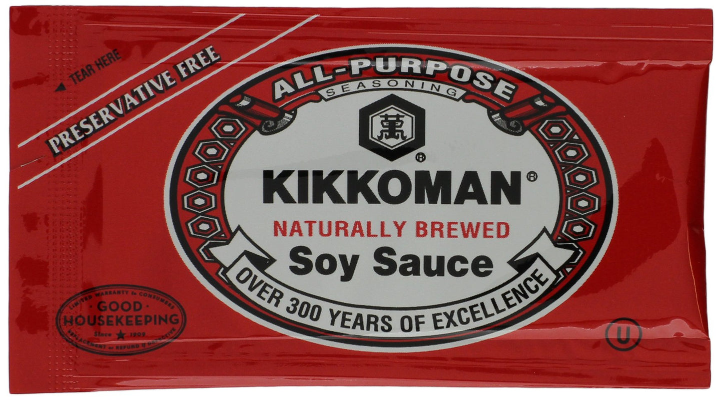 Kikkoman Soy Sauce Packets, 200-Count
