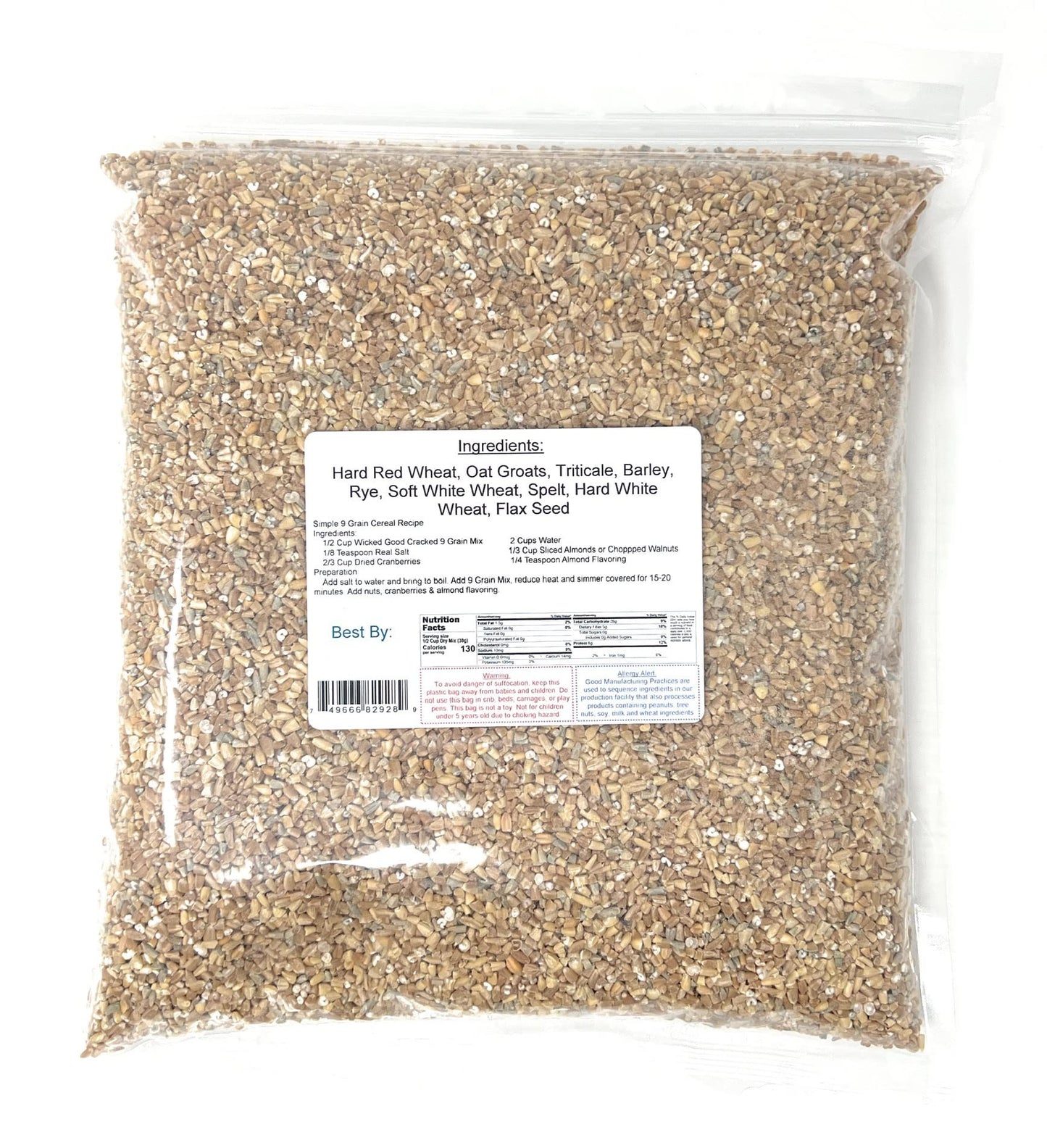 Yankeetraders 9 Grains Cracked Mix, 44 Ounce Bulk Bag