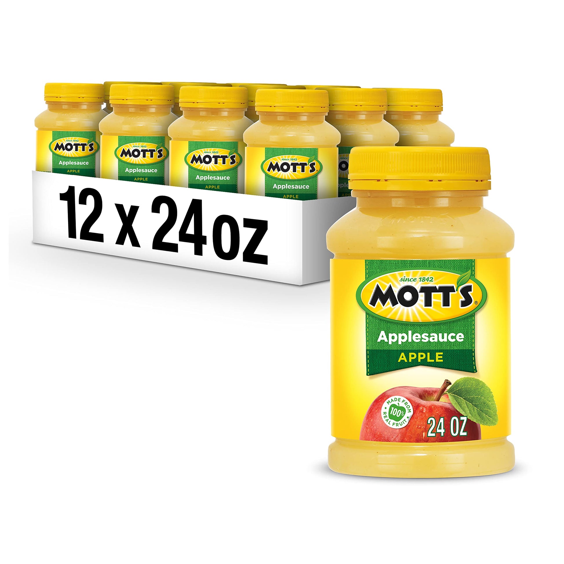 Motts Applesauce, 24 Oz Jars (Pack Of 12)