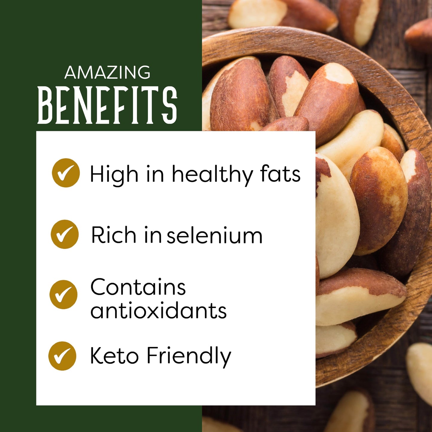PuroRaw Brazil Nuts Raw 1lb  Raw Brazil Nuts. Brazil Nuts Unsalted - Brazil Nuts- All Natural  Non-GMO  Vegan Brazil Nuts- Brazil Nuts Bulk 16oz