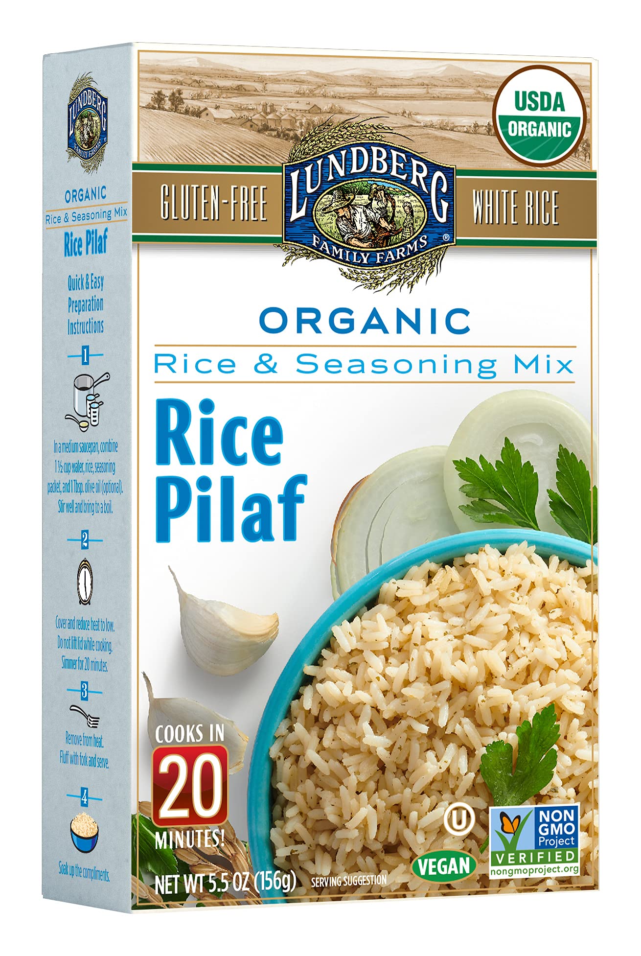 LUNDBERG RICE WHT PILAF ENTREE 5.5 OZ