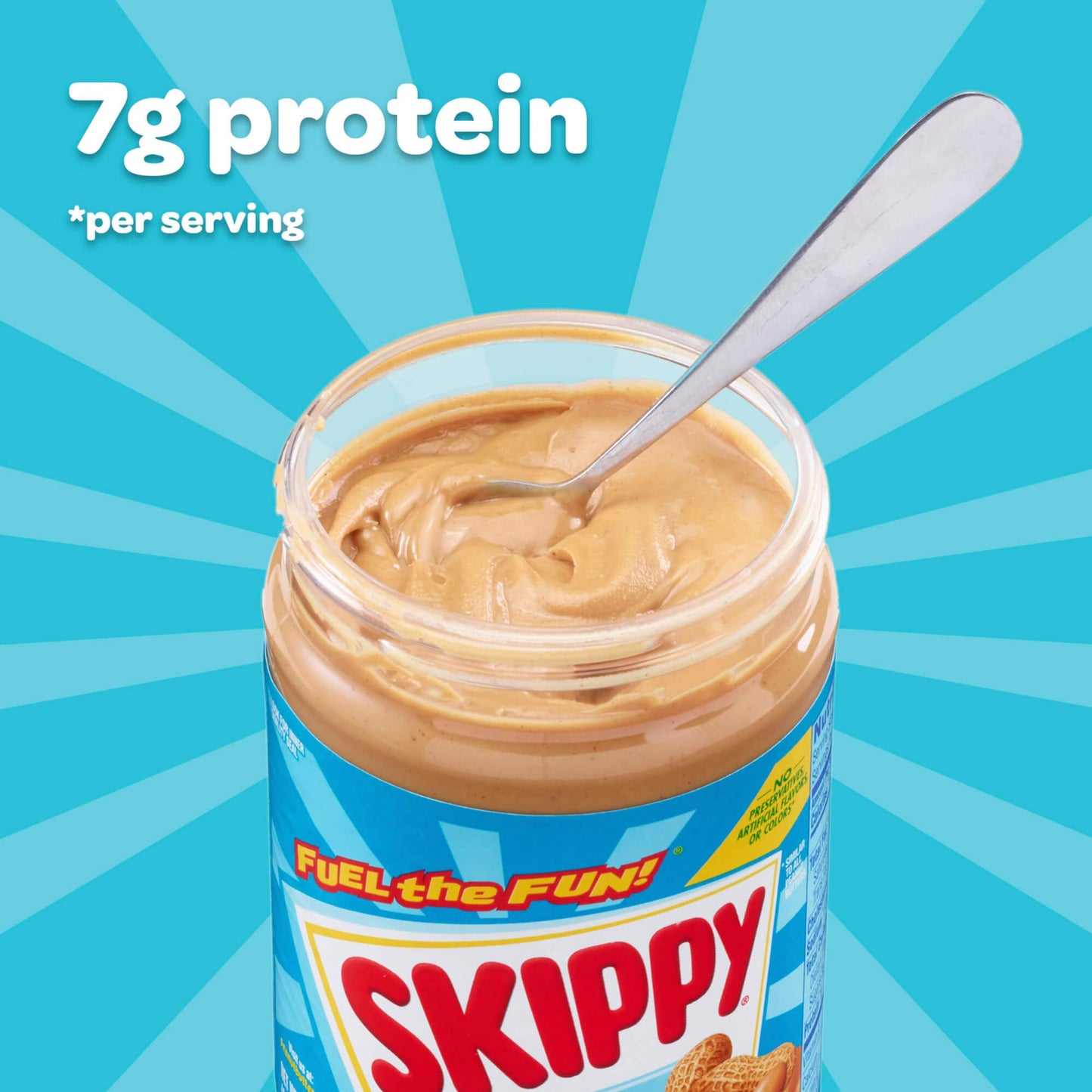SKIPPY Chunky Peanut Butter, Crunchy, 40oz Jars, 2 Twin Packs, Super Chunky, Model 10915
