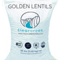 Certified Glyphosate Residue Free Yellow Lentils Grown Montana | 25 LBS | Non-GMO | Non-Irradiated (Will Sprout) | Kosher
