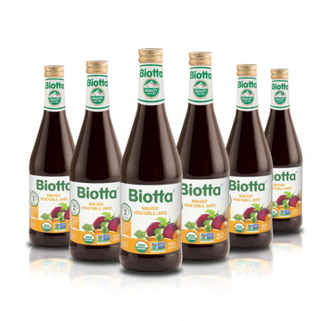 Biotta Organic Breuss Juice - 100% Juice Superfood- Help Improve Overall Wellness - Excellent Source Of Potassium (16.9 Fl Oz, Pk Of 6) (Breuss Vegetable)