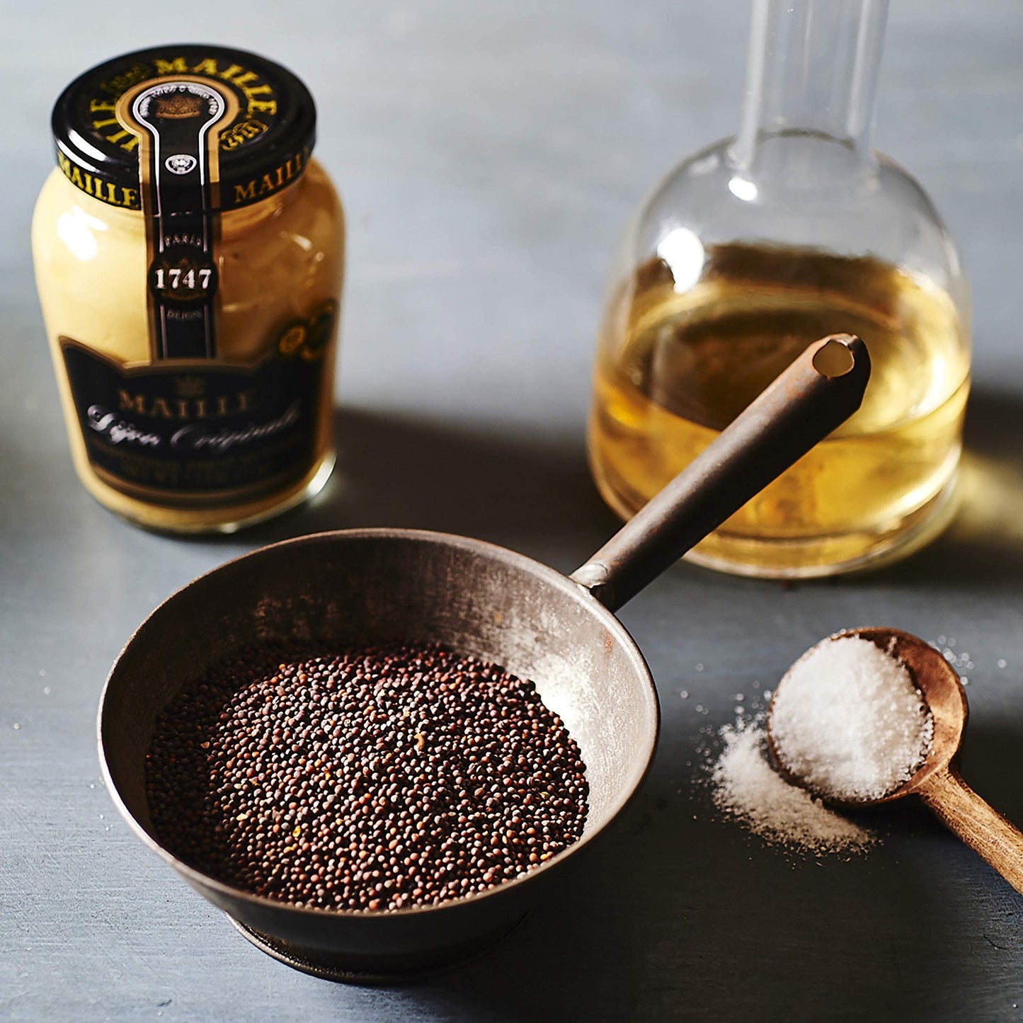 Maille Mustard, Dijon Originale No Added Sulfites, 7.5 oz, 6 Count (Packaging may vary)