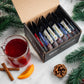 Tiesta Tea - Holiday Tea Sampler Dry Flight Set  Loose Leaf  High to No Caffeine Hot & Iced  enhanced Brew Sample with Black  Herbal  Fruit & Hibiscus Blends  8 Resealable Sample Pouches