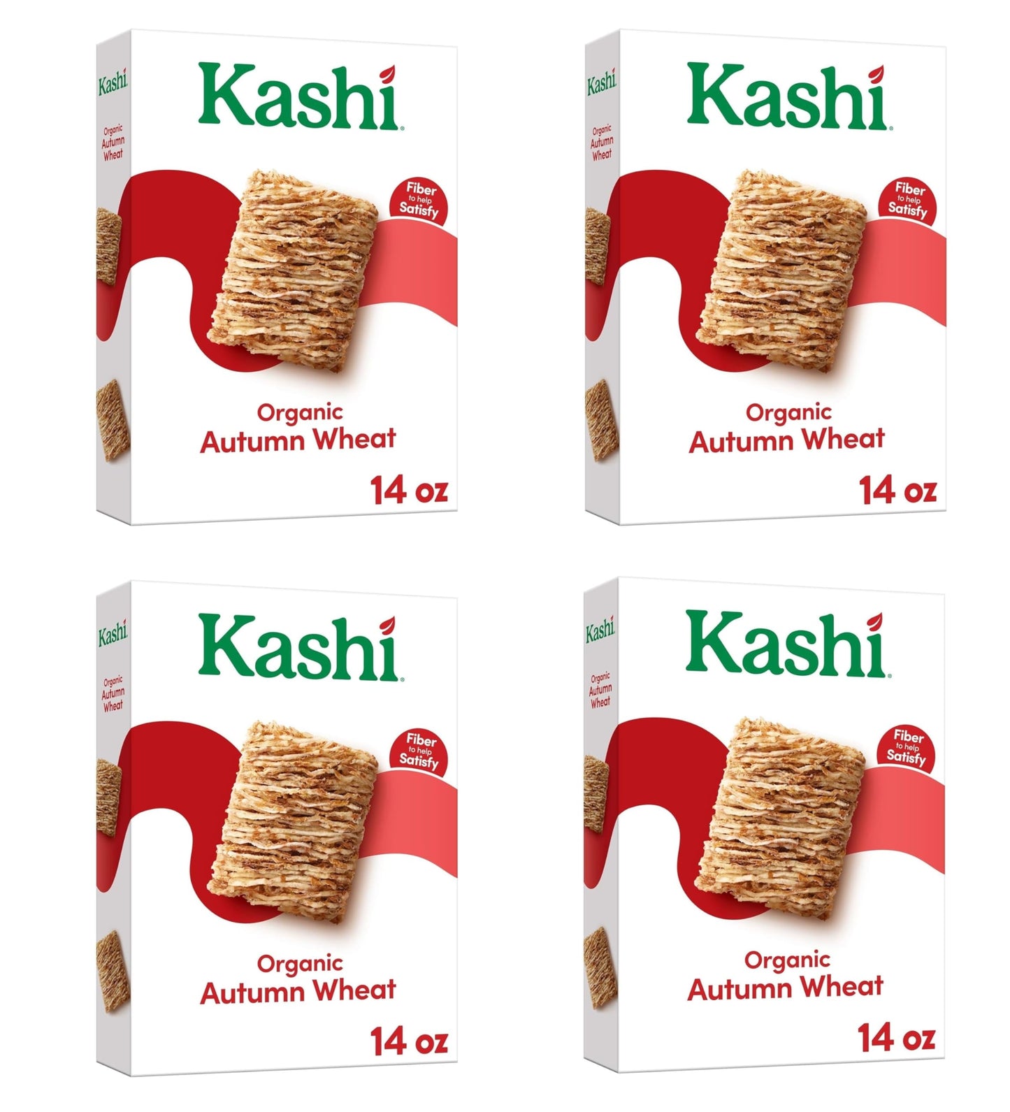 Generic Kashi - Organic Autumn Wheat Breakfast Cereal - Family Breakfast - Organic Fiber Cereal - 14 Oz Box - Pack of 4