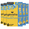 Gevalia Frothy 2-Step Vanilla Latte Espresso K-Cup Coffee Pods & Froth Packets Kit, 6 Count (Pack Of 6)