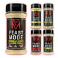 Feast Mode Flavors | Candy Pack | 5 count | 5oz seasonings | Cinnamon Honey Butter | Death By Chocolate | Coconut Cream Pie | Ca