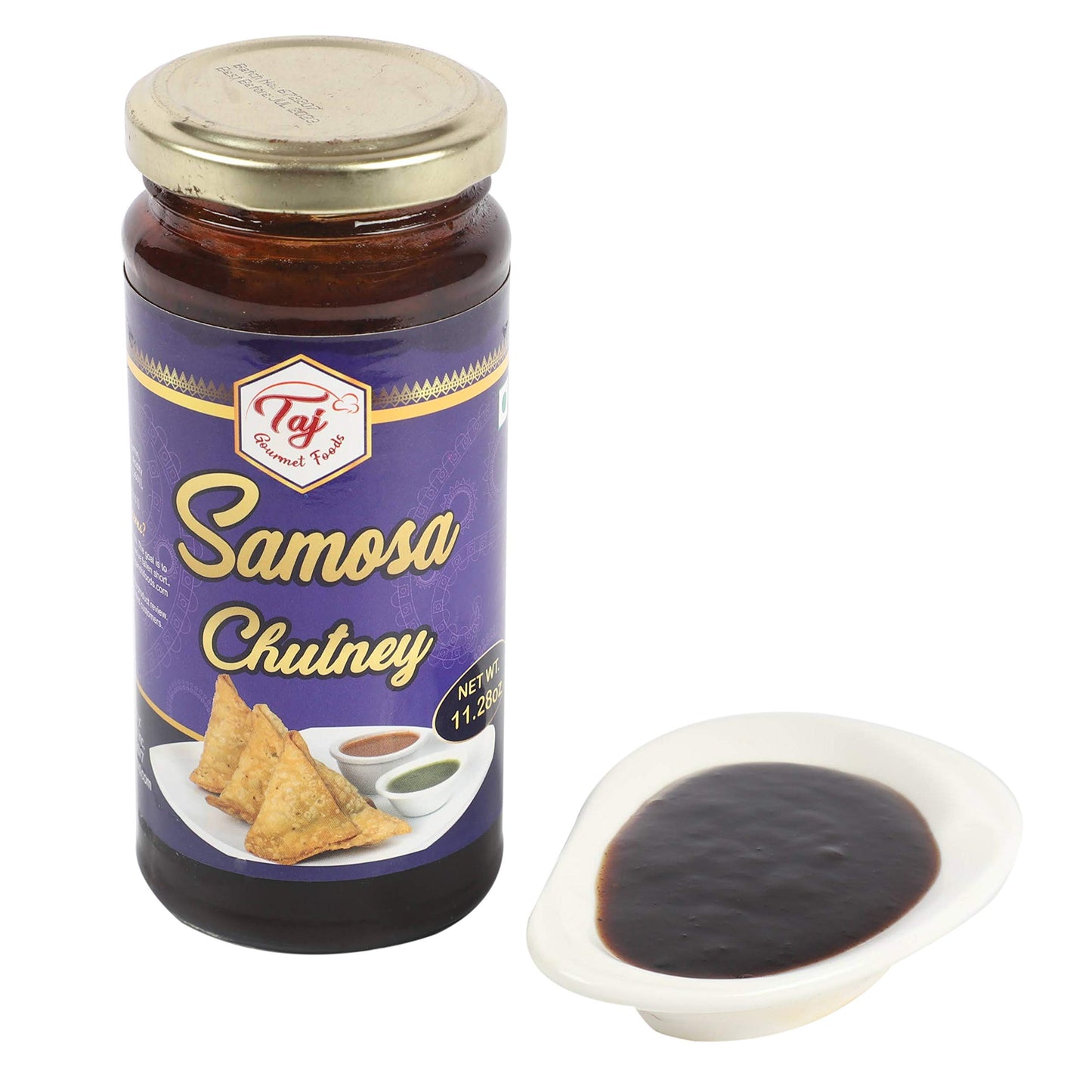 Taj Gourmet Samosa Chutney, (Special Tamarind Spice Blend), 320G (11.2Oz)