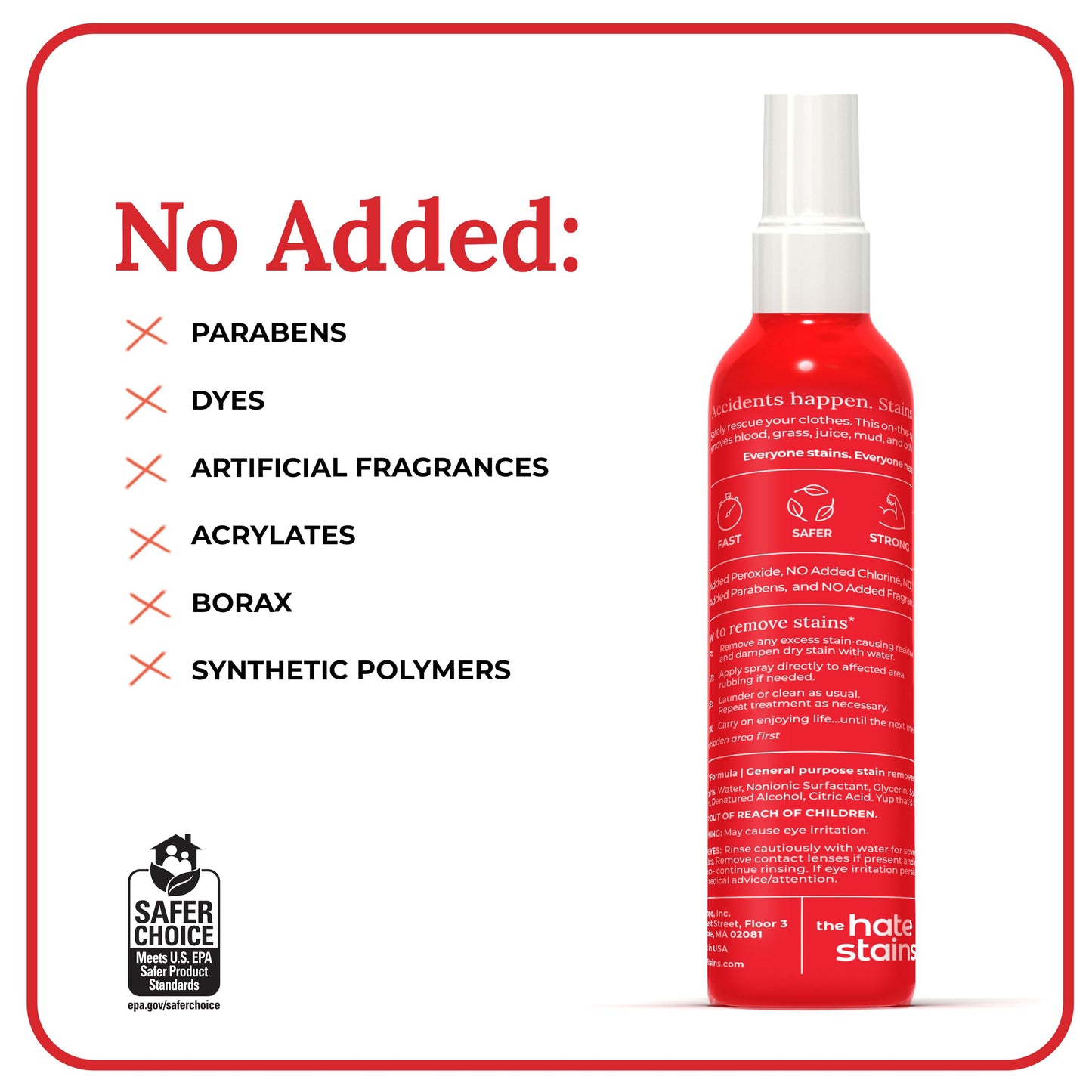 Emergency Stain Remover Spray - 4Oz Laundry Stain Remover For Clothes, Upholstery Fabric, Carpet - Works On Most Blood, Grass, C