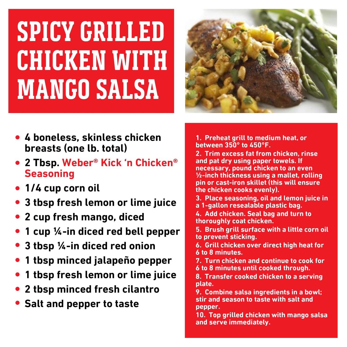Weber Kick n Chicken Seasoning, 5 oz (Pack of 6)