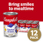Campbell'S Condensed Kids Soup, Chicken & Stars Soup, 10.5 Ounce Can (Pack Of 12) (Packaging May Vary)