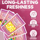 Freeze Dried Candy Variety Pack - Fruit Crunch 5 Pack, Fruit Crunch Original, Wildberry, Sour, Tropical, Lemon 4 Oz (5 Count) -