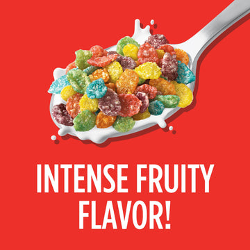 Post Fruity Pebbles With Marshmallows Cereal, Gluten Free, Sweetened Rice Breakfast Cereal, Small Box, 11 Ounce