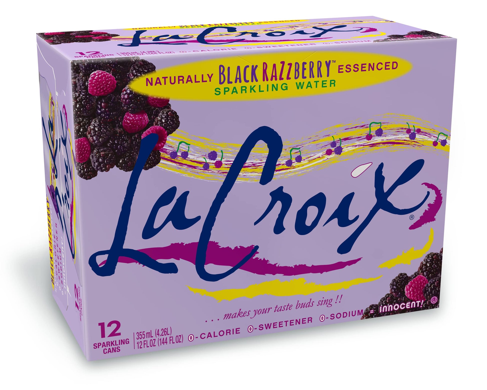 La Croix Sparkling Water, Black Razzberry, 12 Fl Oz, Pack of 12, Model 0012993112127