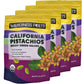 Wilderness Poets, Organic Pistachios - Bright Green Pistachio Nut Halves, No Salt, Grown in California - 5 Pound (Pack of 4)