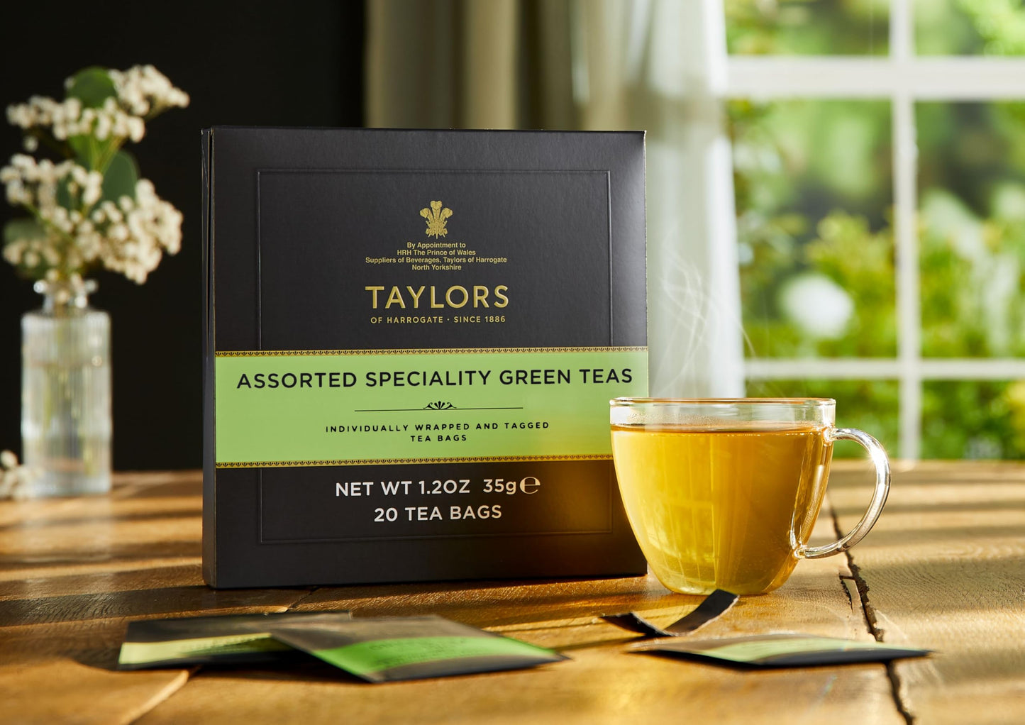 Taylors Of Harrogate Assorted Green Teas, 20 Count (Pack Of 1)
