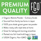FGO Organic Matcha Green Tea Powder, Japanese Culinary Grade, Resealable Bag, 16oz, Packaging May Vary (Pack of 1)