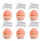24 Pack Happy Birthday Cupcake Toppers Glitter Birthday Cupcake Food Picks For Celebrating Happy Birthday Party Cake Decorations