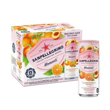 San Pellegrino - Sparkling Bev Clemtine Peach - Case of 4 - 6/11.15Z (4x6/11.15Z)
