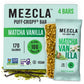 Mezcla Puff Crispy Protein Bars  Gluten Free & Vegan Protein Bars  10g Protein  Alt for Crispy Rice Treat  Granola Bars & Breakfast Bars  Healthy Snacks for mature-themeds (4 Count (Pack of 1)  Matcha Vanilla)