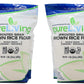 Pure Living Liv Organic SPROUTED Brown Rice Flour - 24 oz - PureLiving (Pack of 2) - Mildly sweet and aromatic, it acclimates it