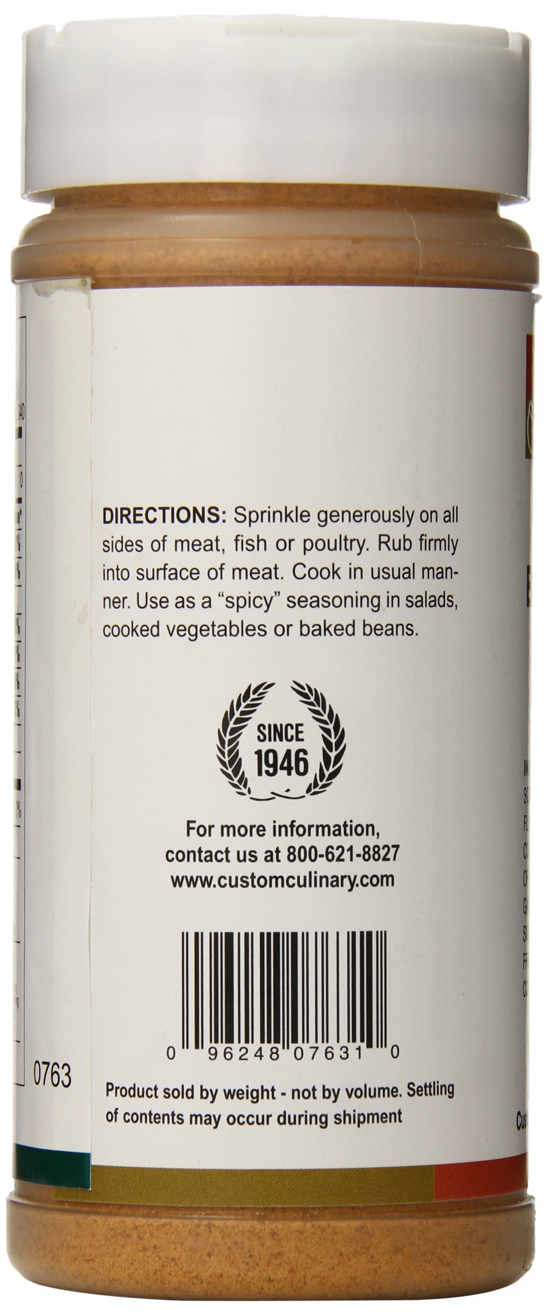 Custom Culinary Pork Barbeque Spice, 12 Ounce