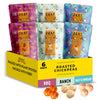 Roasted Chickpeas by Zest Delites, Chickpea Snacks, Dried Chick Peas, Healthy Snacks for Adults, Plant Protein Snacks, Barbeque,