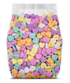 Conversation Hearts Bulk - Large Conversation Candy Hearts - Hard Candy Bulk - 5 Pounds Bulk Candy