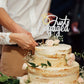 Gyufise Just Engaged Cake Topper Glitter Silver Small Wedding Cupcake Decoration UKZN0552-SL