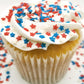 Ncs 4Th Of July Red, White And Blue Mini Star Edible Sprinkles, 8 Ounces - Great For Cupcakes, Cookies, Cakes, Cakes Pops
