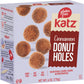 Katz Gluten Free Cinnamon Donut Holes | Dairy Free, Nut Free, Soy Free, Gluten Free | Kosher (1 Pack, 6 Ounce)