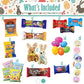 Easter Snack Basket (52 Count) Filled With Candy, Peelable Gummies, Treats, Bunny And More, Great Package For Family, Friends, K