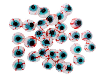 Gummy Eyeballs - 3 LB Resealable Stand Up Candy Bag - Halloween Themed Bloody Eyeball Gummies - Scary Novelty Candy for Trick or