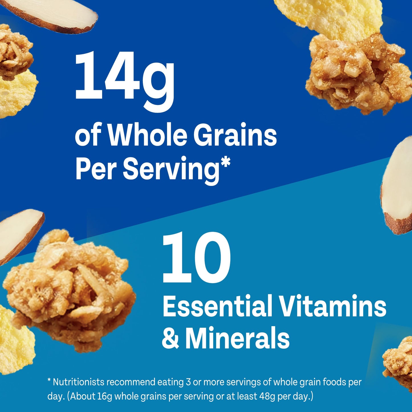 Post Honey Bunches Of Oats With Almonds Breakfast Cereal, Honey Cereal With Granola Clusters And Sliced Almonds, Small Cereal Cup Size For Easy On-The-Go Breakfast, 2.25 Oz Cereal Cup