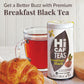 The Republic of Tea HiCAF Breakfast Black Tea, High Caffeine, 50 Tea Bags, Pack of 1