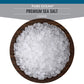 SaltWorks Premium Sea Salt, Coarse, Artisan Pour Spout Pouch, Pure Ocean, 16 Ounce