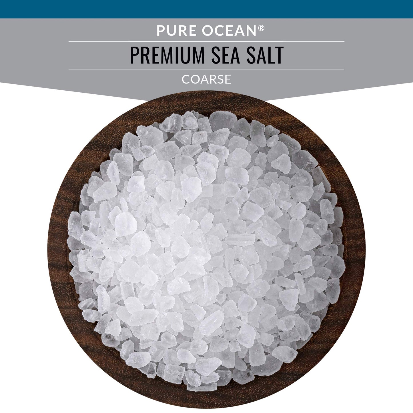 ARTISAN SALT Pure Ocean Sea Salt, Coarse, 5.5 Oz Grinder Jar, White Crystals