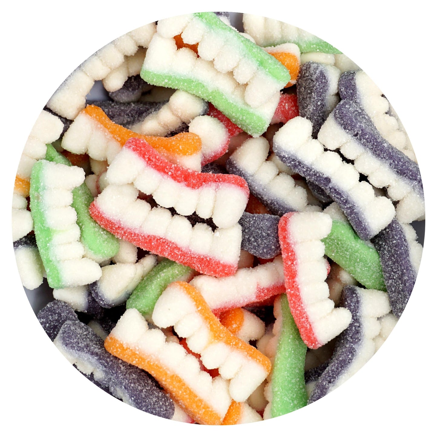 Gummi Fangs Candy  1 Pound Bulk Halloween Candy Bag  Vampire Teeth  Halloween Gummies