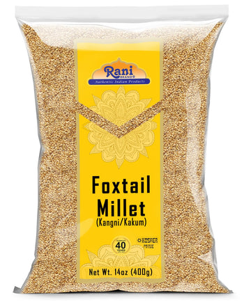 Rani Foxtail Millet Polished (Setaria italica) Ancient Grains 400g (14oz) ~ All Natural | Gluten Friendly | NON-GMO | Kosher | V