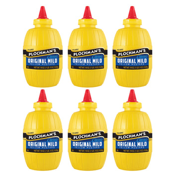 Plochman'S Original Mild Classic Yellow Mustard, 19 Oz(Pack Of 6)