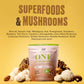 VitaHustle ONE Protein Coffee - Superfood Meal Replacement Powder  Plant Based Protein Shake Powder  Vegan. Superfoods  Vitamins  Ashwagandha  Functional Mushroom Blend (Cafe Latte) 15 Servings