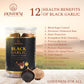 Homtiem Black Garlic 8.82 Oz (250g.), 3 Pack, Whole Black Garlic Fermented for 90 Days, Super Foods, Non-GMOs, Non-Additives, Hi