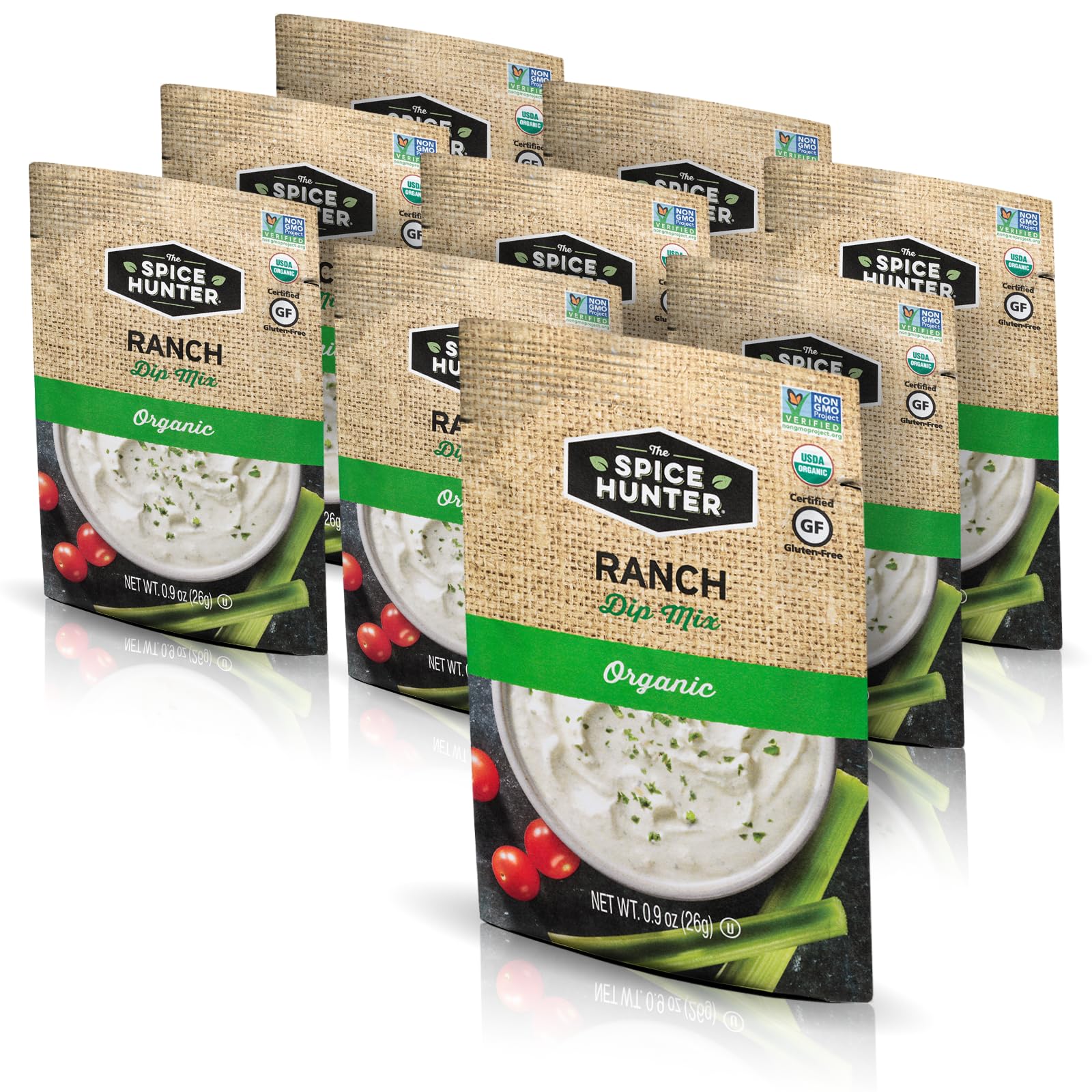Spice Hunter Pkt  Ranch Dip  0.9 Ounces (Pack of 12)
